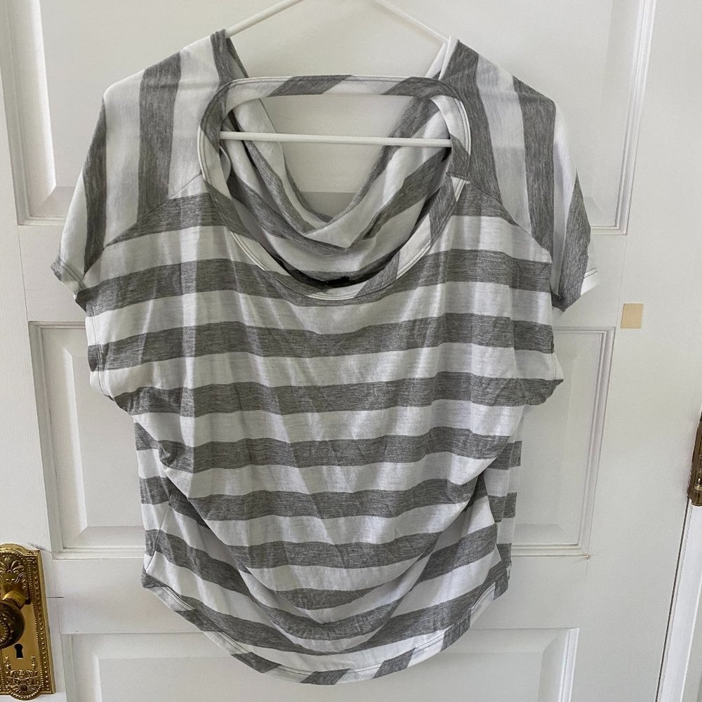 Tart flowy striped top